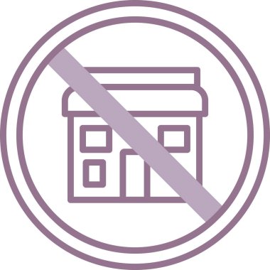 Modern yapı simgesinin vektör illüstrasyonu