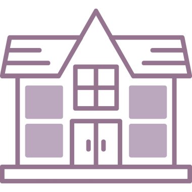 ev vektör simgesi. Basit bir illüstrasyon. düz tasarım biçimi.