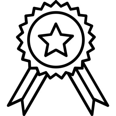 Madalya ödülü. Web simgesi