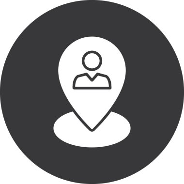 Harita işaretleyici vektör simgesi