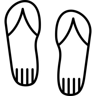 terlikler web simgesi basit illüstrasyon