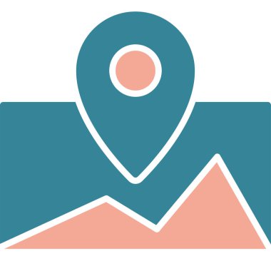 konum haritası işaretleyici vektör illüstrasyon