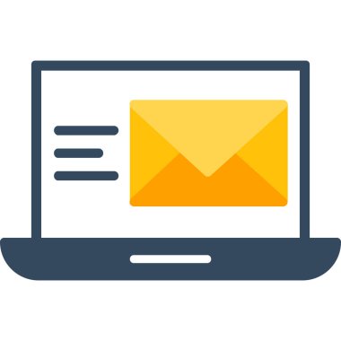 e-posta simgesi ana hat biçiminde