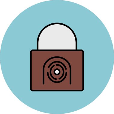 Kamera. Web simgesi basit illüstrasyon