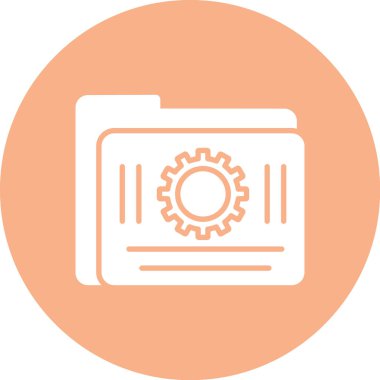 Seo simgesinin vektör illüstrasyonu