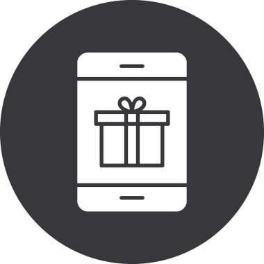 Akıllı telefonun vektör çizimi, modern simge