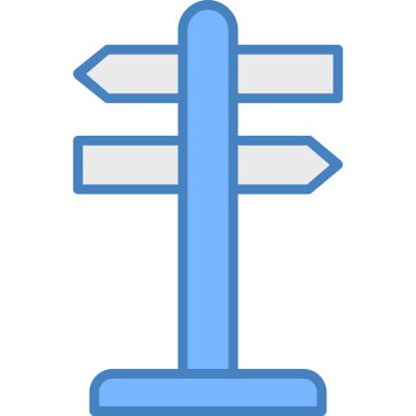 Yön simgesi. vektör çizim