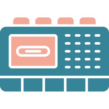 Radyo kontrol ikonu. Web tasarımı için radyo vektör simgelerinin özet çizimi