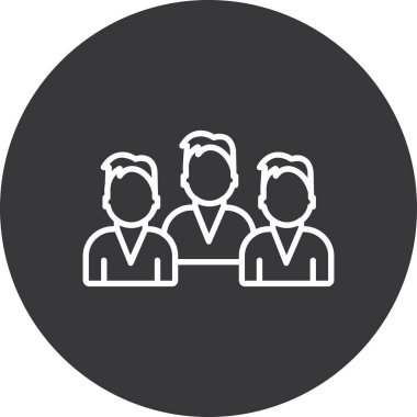 Grup simge vektör çizim