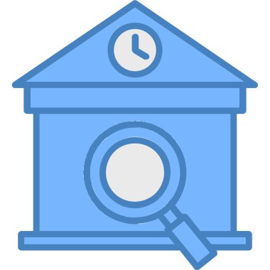 Bina. Web simgesi basit tasarım