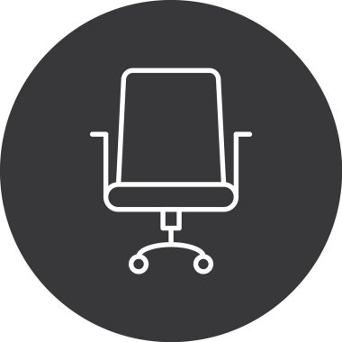 Vektör Koltuğu Simgesi illüstrasyonu