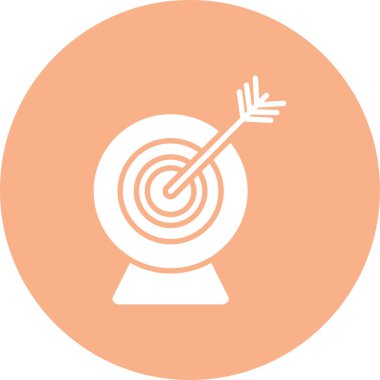 Hedef. Web simgesi basit tasarım