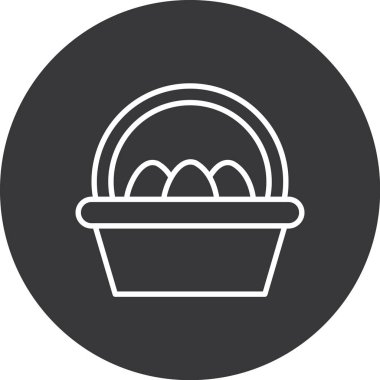 Tatlım. Web simgesi basit illüstrasyon