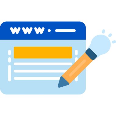 Web sitesi ve geliştirme simgesi. vektör illüstrasyonu