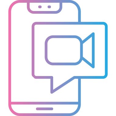 Vektör Mobil simge illüstrasyonu