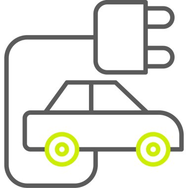 - Araba. Web simgesi basit tasarım