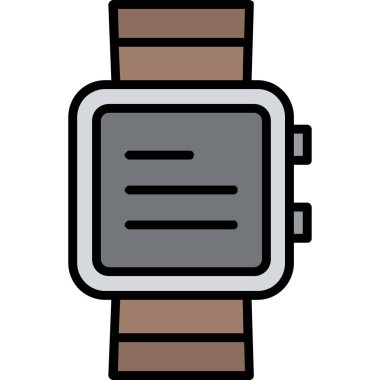 Akıllı çocuk. Web simgesi basit illüstrasyon