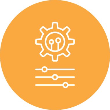 Ayarlama. Web simgesi basit illüstrasyon