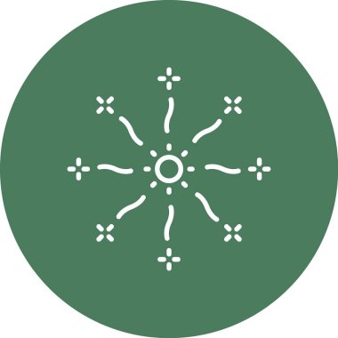 Eşsiz kar tanesi vektör simgesi