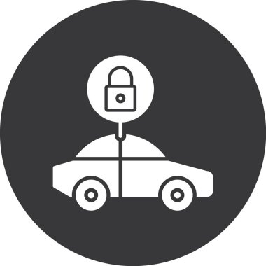 araba simgesi vektör illüstrasyonu