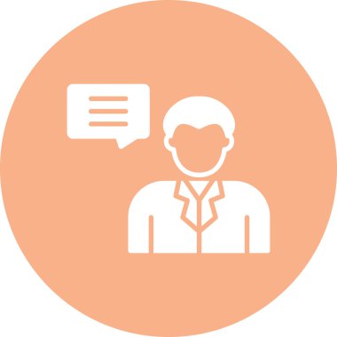 Moda Biçimli Avatar Simgesi İzole Arkaplan