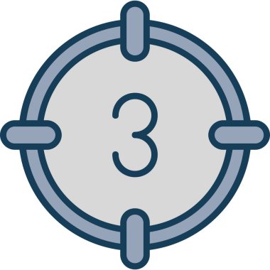 Seo simgesinin vektör illüstrasyonu