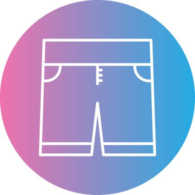 Şortların vektör illüstrasyonu