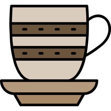 Kahve fincanı. Web simgesi