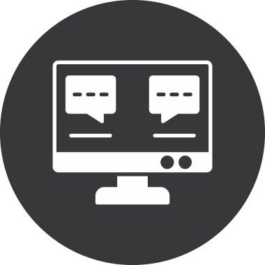 Seo simgesinin vektör illüstrasyonu