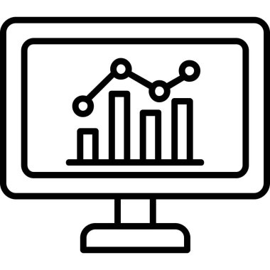 grafik grafikli bilgisayar ekranı