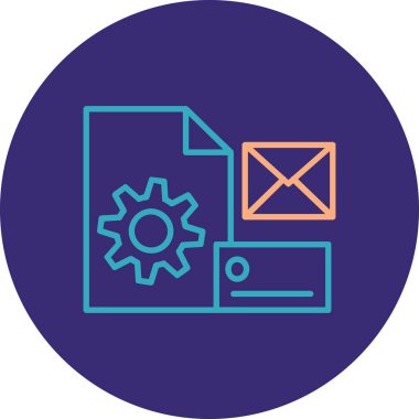 Vektör ayarı Simge illüstrasyonu