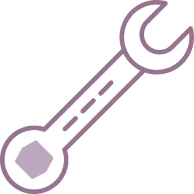 Wrench kutsal kişilerin resmi, vektör çizim