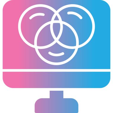 Seo simgesinin vektör illüstrasyonu