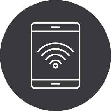 cep telefonu ikonu vektör illüstrasyonu