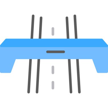 yol bariyeri vektör simgesi