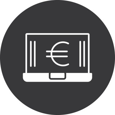 Euro simgesi vektör çizim