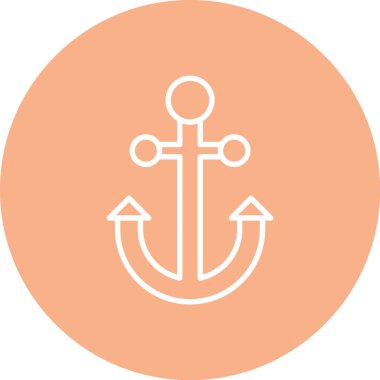 çapa simgesi vektör illüstrasyonu