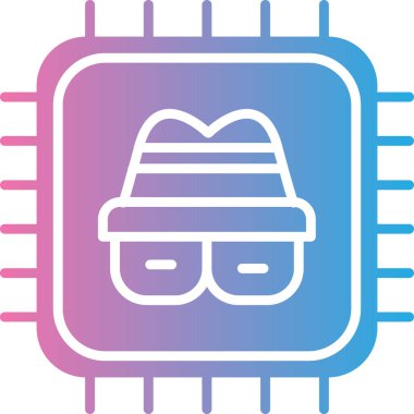 Basit vektör simgesi, gözlük illüstrasyonu