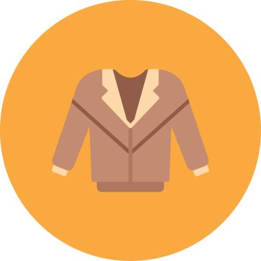 moda düz renkli vektör simgesi