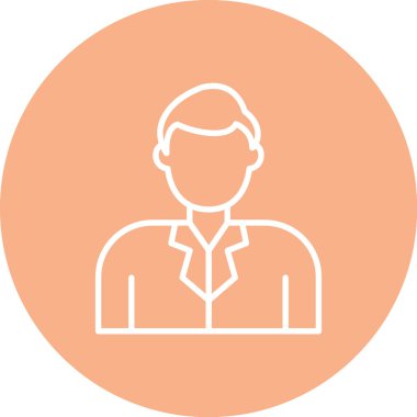 Modern insanın vektör çizimi