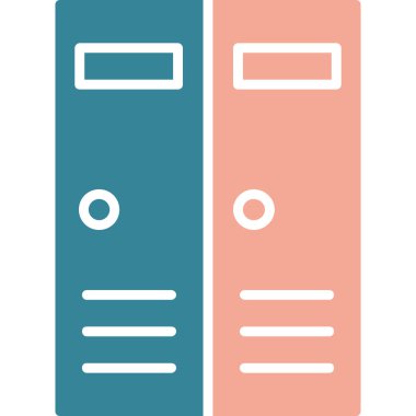 kitap web simgesi basit illüstrasyon