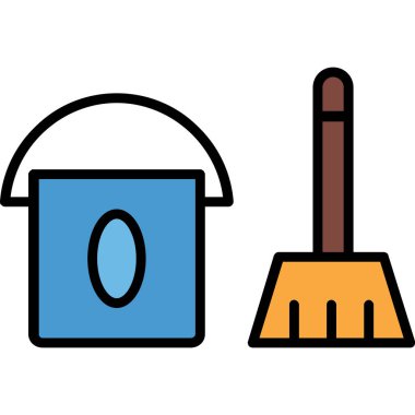 bahçe küreği vektör simgesi