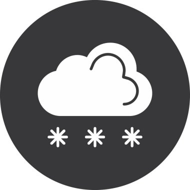 Moda tarzında izole edilmiş bir bulut simgesi