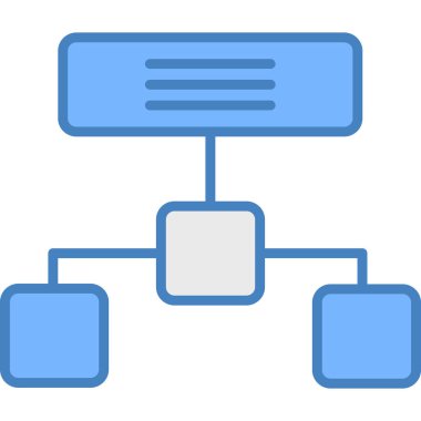 şebeke. Web simgesi basit illüstrasyon