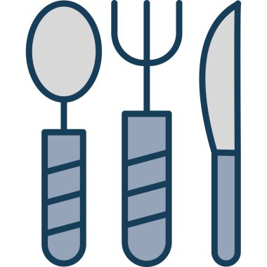 Mutfak ve sils vektör simgesi