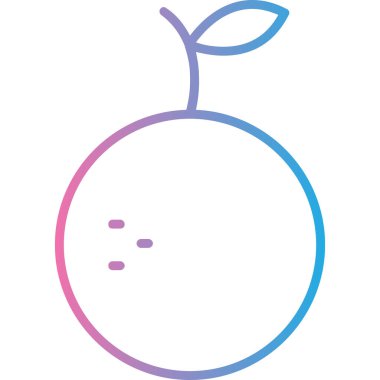 Meyve. Web simgesi basit illüstrasyon