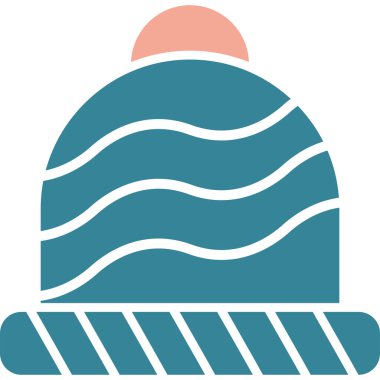 Deniz ikonu vektör illüstrasyonu