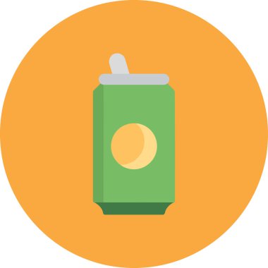 Bir içecek simgesinin vektör illüstrasyonu