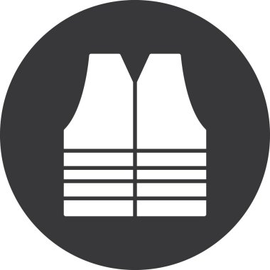 yelek simge vektör çizim