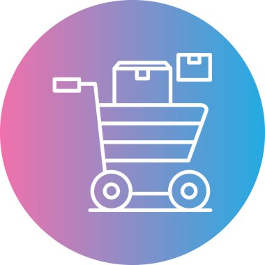 Tramvay Simgesi vektör çizimi